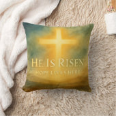 He Is Risen Hope Lives Here Easter 2026 クッション (ブランケット)