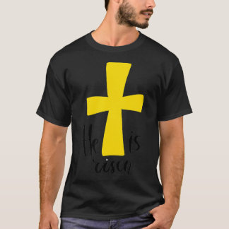 He is Risen Jesus Christian Happy Easter Day Tシャツ