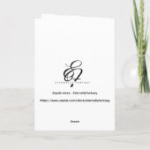 He is Risen just as He said Matt 28:5 - Easter カード (裏面)