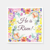 He is risen! napkins スタンダードカクテルナプキン (正面)