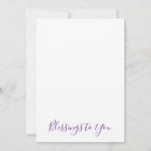 He is Risen Notecard (裏面)