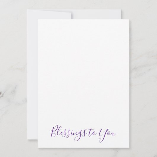 He is Risen Notecard (裏面)
