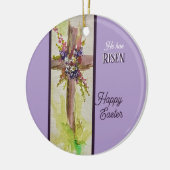 He is Risen Ornament セラミックオーナメント (左)