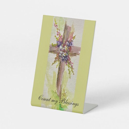 He is Risen Pedestal Sign 台座サイン (正面)