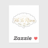 He Is Risen Religious Easter Faith Sticker シール (シート)