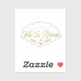 He Is Risen Religious Easter Faith Sticker シール