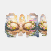 He Is Risen Religious Floral Crown Personalized フェイバーボックス (折り畳みなし)