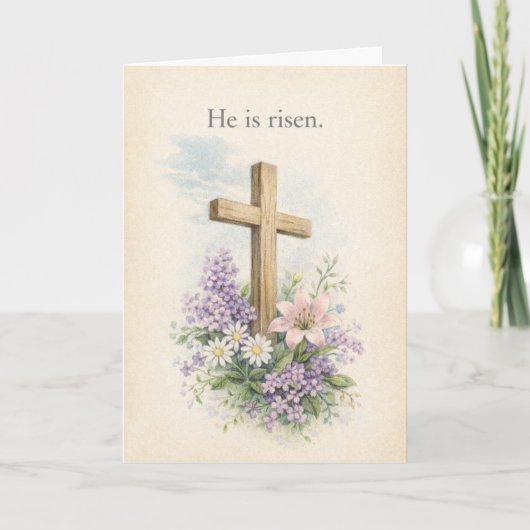 He is Risen...So are Expectations - Easter カード (正面)