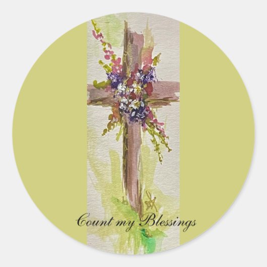 He is Risen Stickers ラウンドシール (正面)