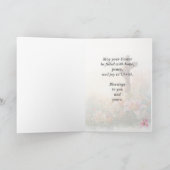 He Is Risen Watercolor Easter Card シーズンカード (内部)