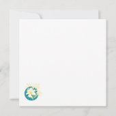 He is RISEN! - Yellow + Teal Lily 招待状 (裏面)