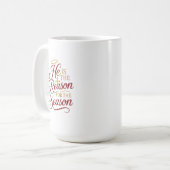 He Is the Reason for the Season Mug Both sides コーヒーマグカップ (正面左)