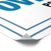 He Is Watching Over You Bold Modern Clean ポスター (角)