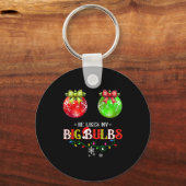 He Likes My Big Bulbs I Love His Peppermint Stick キーホルダー (正面)