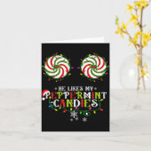 He Likes My Peppermint Candies I Like His Candy Ca カード (黄色い花)