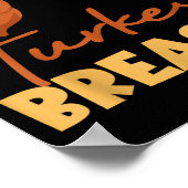 He Likes My Turkey Breasts Couple Matching Thanksg ポスター (角)