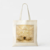 He Lives Easter Tote - Christian Easter Gift 2026 トートバッグ (裏面)