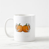 He Loves My Pumkin Halloween Funny Couple Matching コーヒーマグカップ (左)