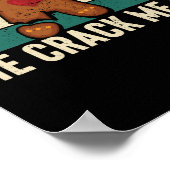 He makes me laugh funny gingerbread man ポスター (角)