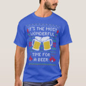he Most Wonderful Time For a Beer Funny Ugly Chris Tシャツ (正面)