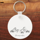 He Moves Mountains キーホルダー (正面)