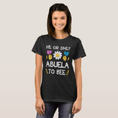 He or she abuela to bee Future grandma to be Tシャツ (正面フル)