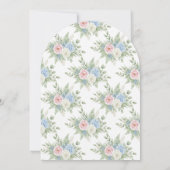 He or She? Botanical Gender Reveal Invitation 招待状 (裏面)