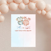 He or She Cast Your Vote Gender Reveal ポスター
