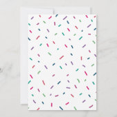 He or She Cookie Gender Reveal Party Invitation 招待状 (裏面)