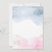 He or She Cookies Gingerbread Gender Reveal 招待状 (裏面)