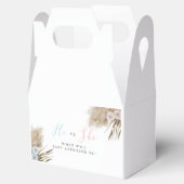 He or She Pampas Grass Gender Revealパーティー フェイバーボックス (オープン)