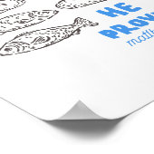 He Provides Bread and Fish Christian Wall Art ポスター (角)