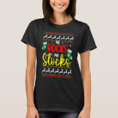 He Rocks My Stocks Christmas  Matching Couple Tシャツ (正面)