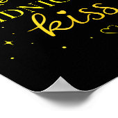 He’s My Midnight Kiss Romantic Saying Matching Cou ポスター (角)