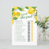 He Said She Said ゲーム - レモン (スタンド正面)