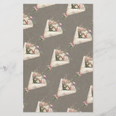 He Said She Said Chic Floral Bridal Shower Game (裏面)