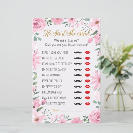 He Said, She Said Love is in Bloom Shower Game (スタンド正面)