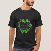 He Shamrock Nurse St Patrick'S Day Nursing For Tシャツ (正面)
