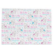 He She新生児 ラージペーパーバッグ (裏面)