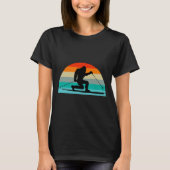 He Telemark Skis!  Tシャツ (正面)