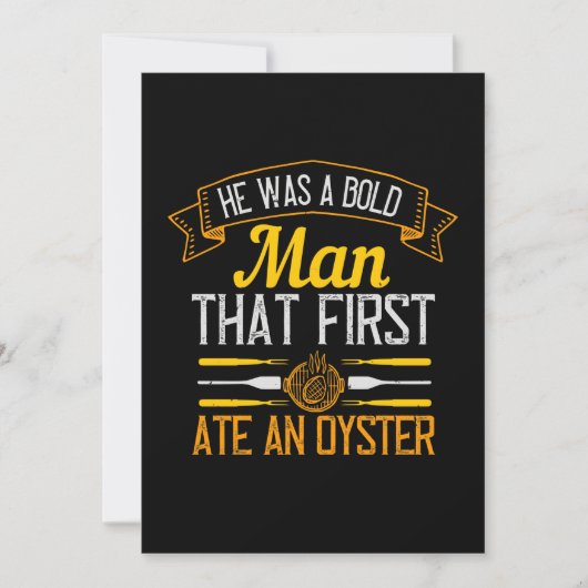 He Was A Bold Man That First Ate An Oyster セーブザデート (正面)