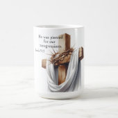 He Was Pierced for Our Transgressions コーヒーマグカップ (中央)