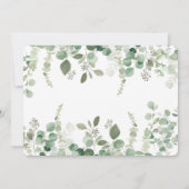 He Watercolor Balloonのジェンダー·リビール·パーティー 招待状 (裏面)