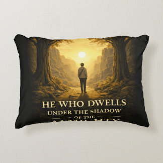 He Who Dwells Psalm 91 Christian Art アクセントクッション