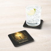 He Who Dwells Psalm 91 Christian Art コースター (右側)