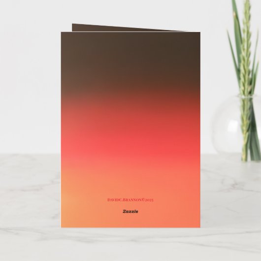 "He who hesitates" (Any) Gift カード (裏面)