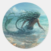 He Who Walks the Shallow Sea ラウンドシール (正面)