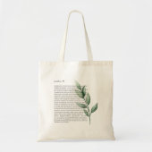 He Will Guard You Psalm 91 Bag トートバッグ (正面)