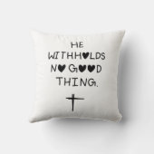 He withholds no good things クッション (裏面)