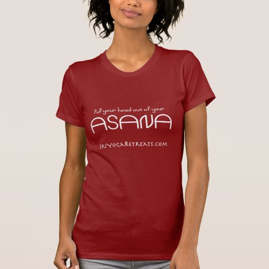 head_asana_whiteのコピー300 tシャツ (正面)